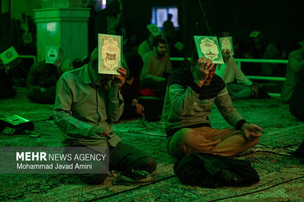 آیین معنوی احیای شب نیمه شعبان در قزوین