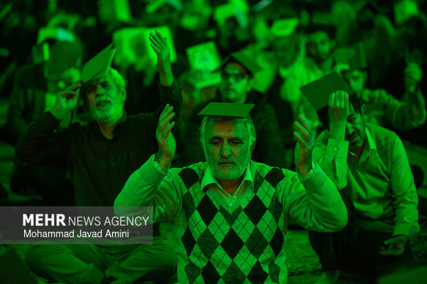 آیین معنوی احیای شب نیمه شعبان در قزوین