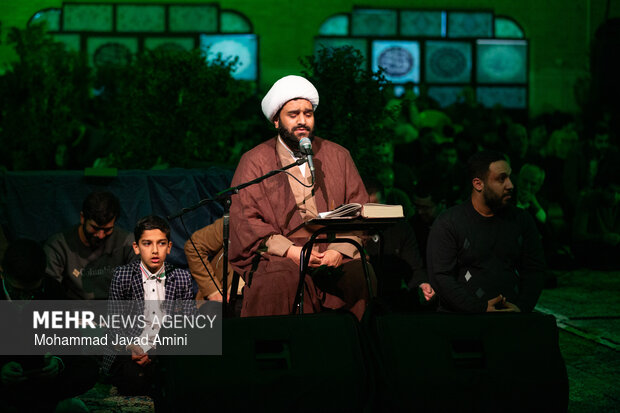 آیین معنوی احیای شب نیمه شعبان در قزوین