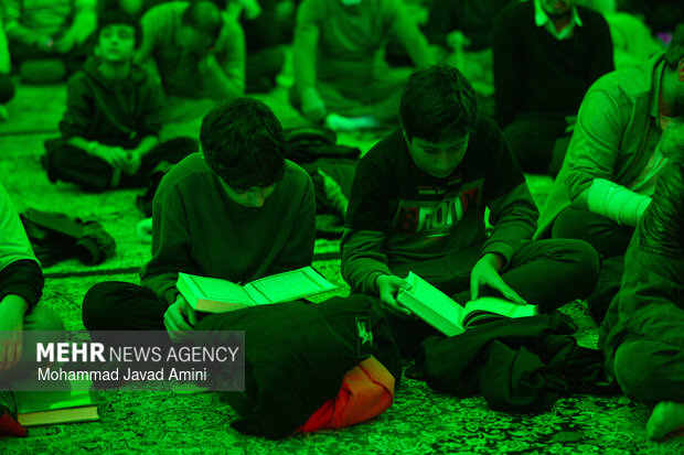 آیین معنوی احیای شب نیمه شعبان در قزوین