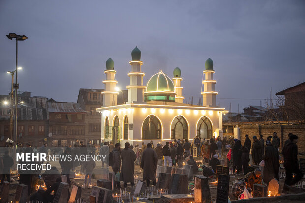 جشن باشکوه ولادت امام زمان (عج) در کشمیر هند