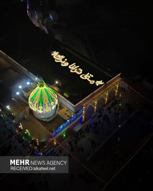 حال و هوای کربلا در شب نیمه شعبان