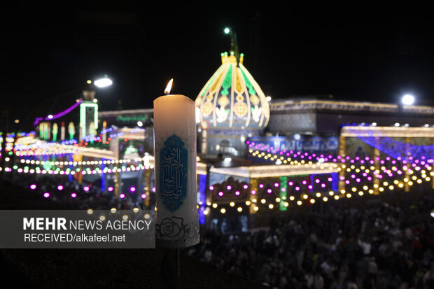 حال و هوای کربلا در شب نیمه شعبان