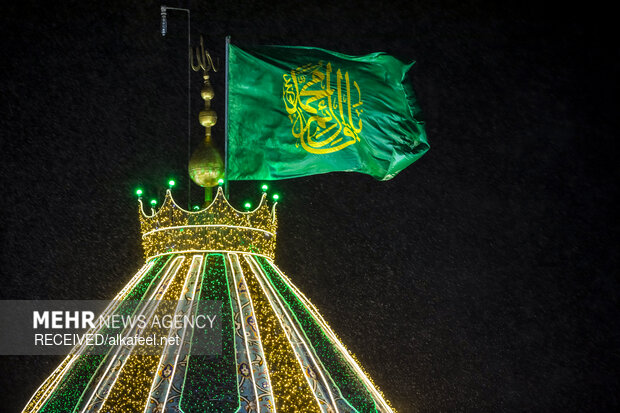 حال و هوای کربلا در شب نیمه شعبان