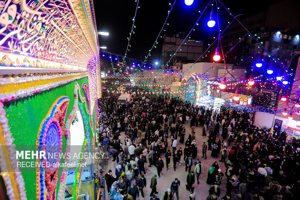 حال و هوای کربلا در شب نیمه شعبان