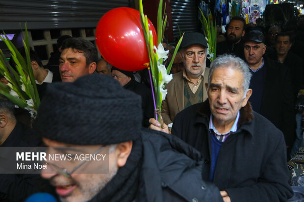 مراسم نیمه شعبان در بازار تبریز