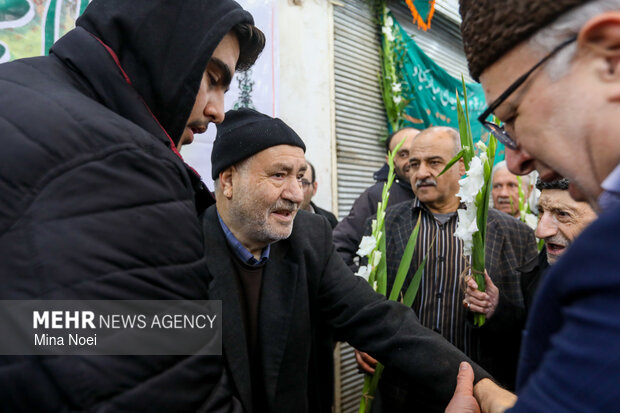 مراسم نیمه شعبان در بازار تبریز