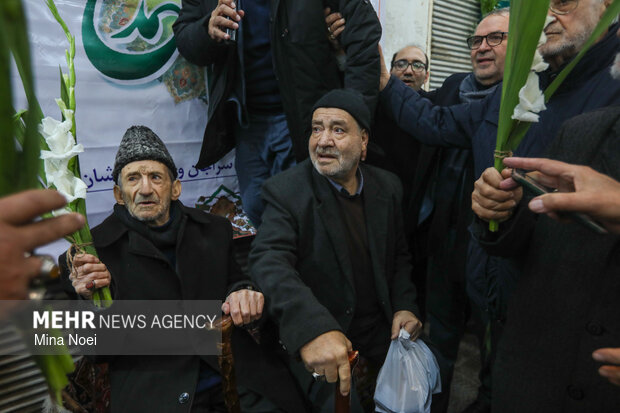 مراسم نیمه شعبان در بازار تبریز