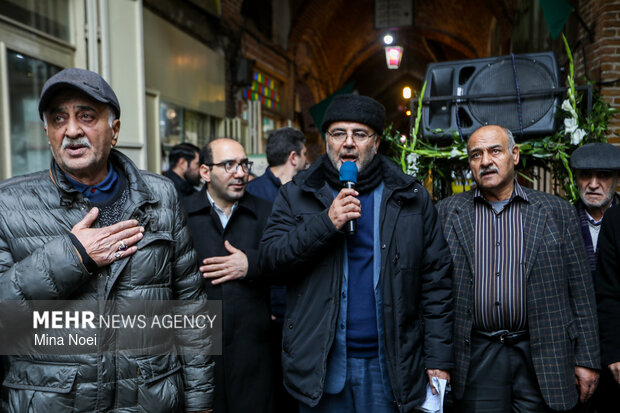 مراسم نیمه شعبان در بازار تبریز