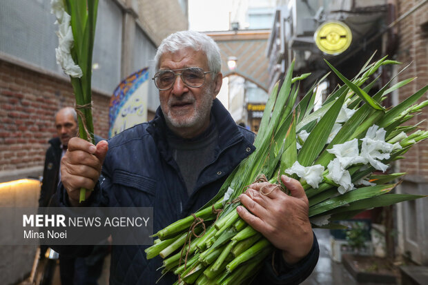 مراسم نیمه شعبان در بازار تبریز