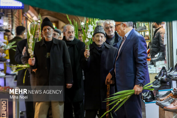 مراسم نیمه شعبان در بازار تبریز