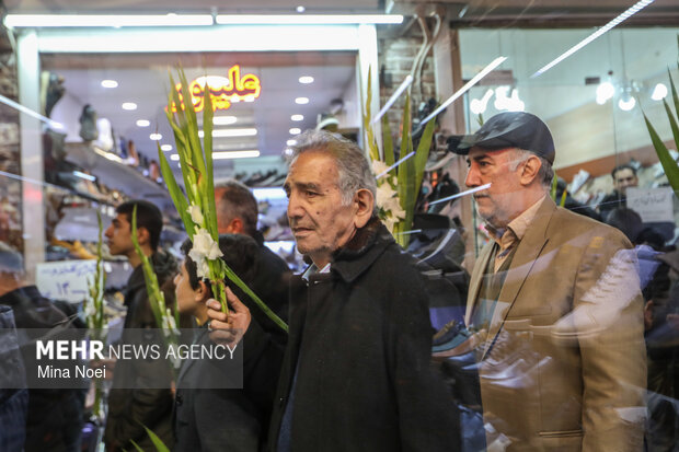 مراسم نیمه شعبان در بازار تبریز