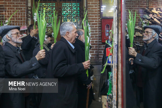 مراسم نیمه شعبان در بازار تبریز