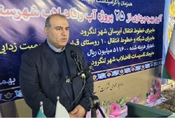 گلشن: ۹۵۰ میلیارد تومان پروژه فاضلاب در لنگرود کلنگ‌زنی شد