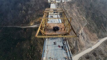 افتتاح بزرگ‌ترین پل زیرقوسی شمال؛تردد ۶۰ روستای شرق مازندران برقرار شد