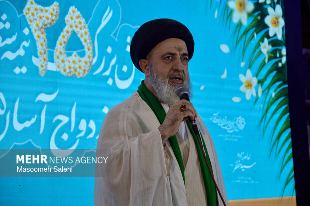 جشن ازدواج آسان ۲۵ زوج جوان در بندرعباس