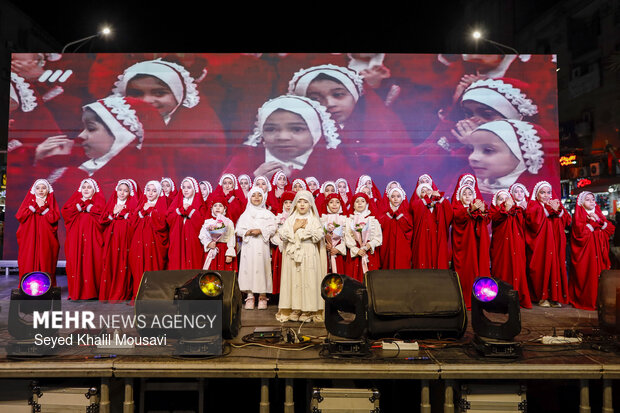 جشن خانوادگی نیمه شعبان در اهواز