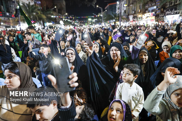 جشن خانوادگی نیمه شعبان در اهواز