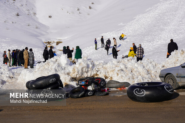 رونق گردشگری زمستانه در پیست اسکی کاکان