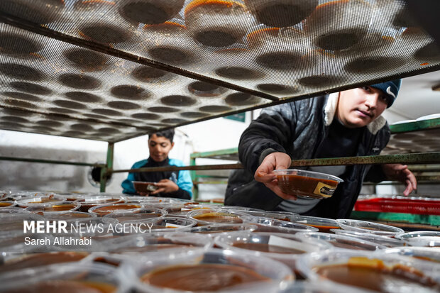 پخت ۵۰ تن سمنو در شیراز