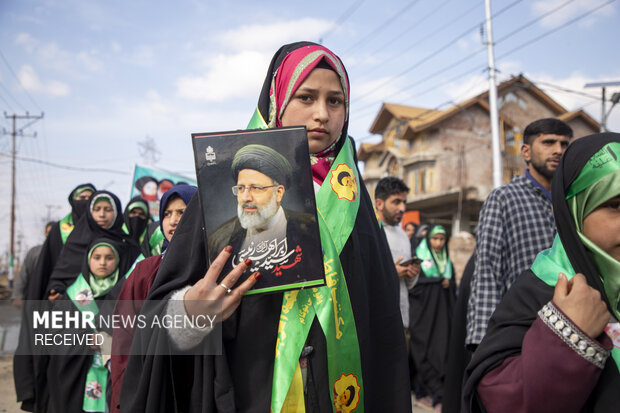 راهپیمایی کشمیری‌ھا در حمایت از رهبر معظم انقلاب