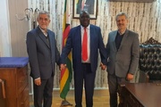 نشست رئیس فدراسیون توان یابان با سفیر زیمبابوه