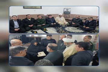 معاون استاندار لرستان با خانواده شهید «حیدری» در کوهدشت دیدار کرد