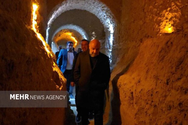 بازدید وزیر تعاون، کار و رفاه اجتماعی از قنات تاریخی گناباد