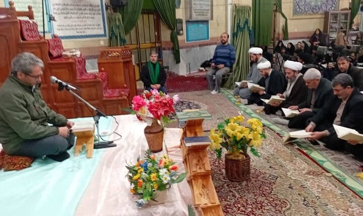 محفل انس با قرآن در بیجار با حضور قاری بینالمللی برگزار شد