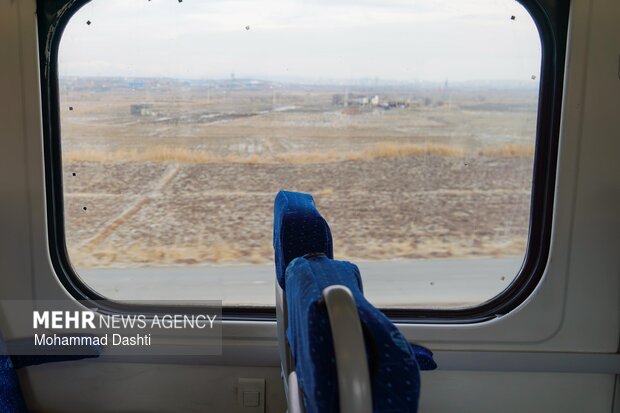 بهره‌برداری آزمایشی راه‌آهن اردبیل - میانه