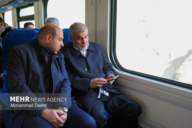 بهره‌برداری آزمایشی راه‌آهن اردبیل - میانه