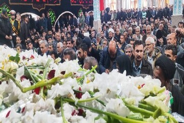 تشییع باشکوه شهید مدافع امنیت «پیمان عباسی» در گچساران برگزار شد