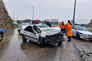 برخورد سواری با تریلر یک مصدوم داشت