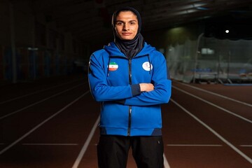 دونده ۴۰۰ متر ایران مدال نقره گرفت