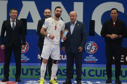 احمدعباسی ارزشمندترین بازیکن جام ملت های فوتسال آسیا شد