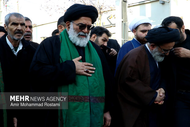 مراسم تشییع پیکر آیت الله محمودی در ورامین