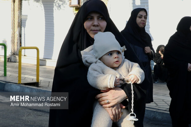 مراسم تشییع پیکر آیت الله محمودی در ورامین