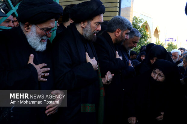 مراسم تشییع پیکر آیت الله محمودی در ورامین