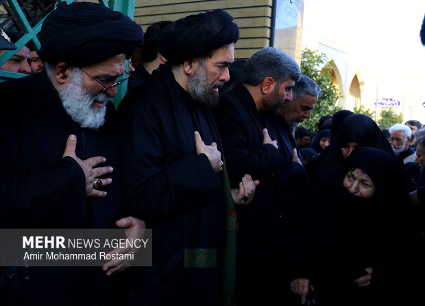 مراسم تشییع پیکر آیت الله محمودی در ورامین