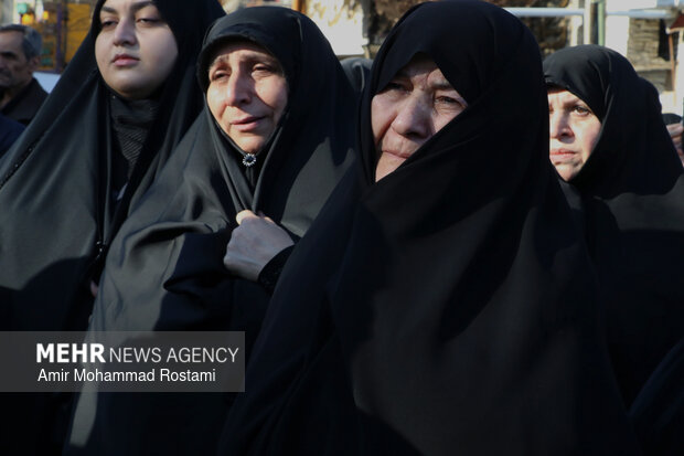 مراسم تشییع پیکر آیت الله محمودی در ورامین