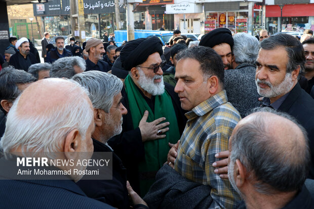 مراسم تشییع پیکر آیت الله محمودی در ورامین