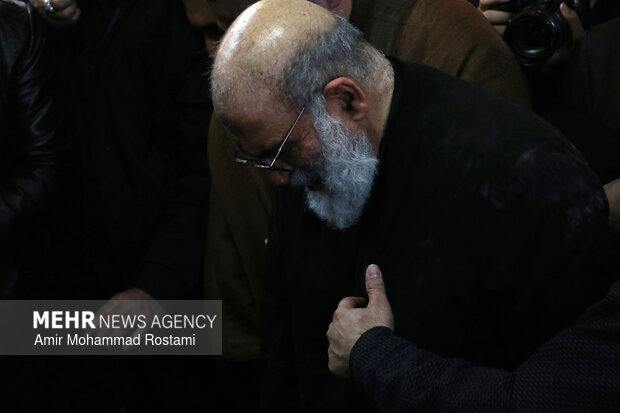 مراسم تشییع پیکر آیت الله محمودی در ورامین