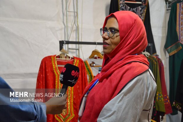 لباس بندری روایتی از تلفیق حجاب و هنر در هرمزگان