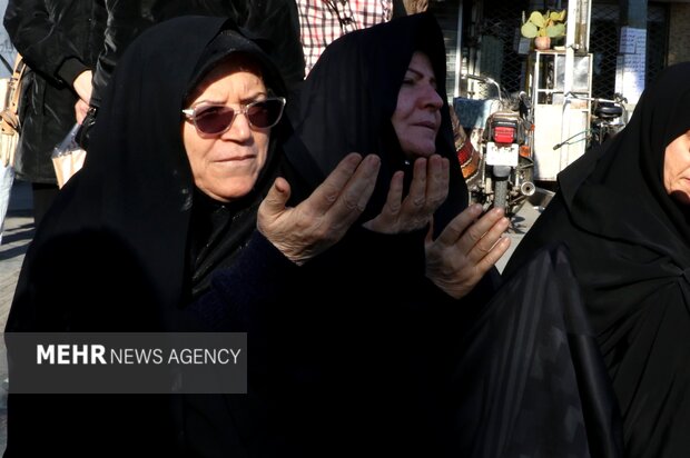 مراسم تشییع پیکر آیت الله محمودی در ورامین