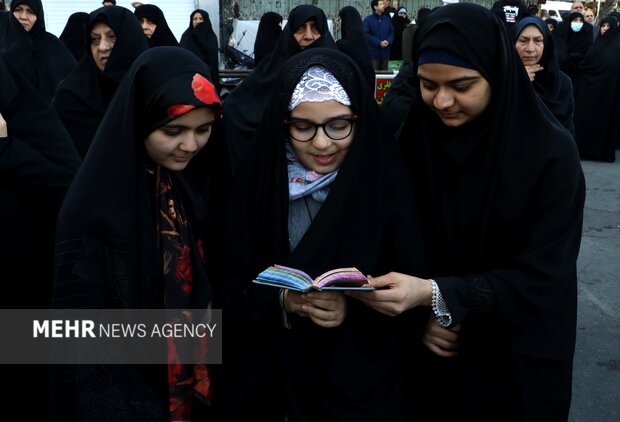 مراسم تشییع پیکر آیت الله محمودی در ورامین