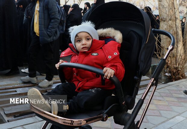 مراسم تشییع پیکر آیت الله محمودی در ورامین