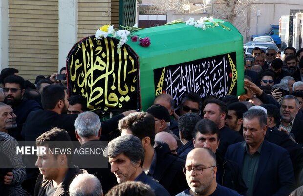 مراسم تشییع پیکر آیت الله محمودی در ورامین