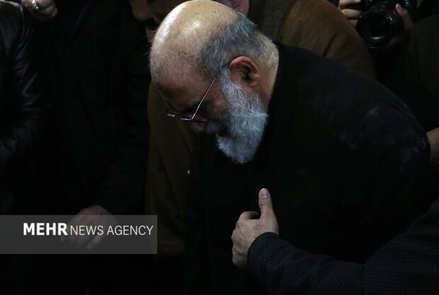 مراسم تشییع پیکر آیت الله محمودی در ورامین