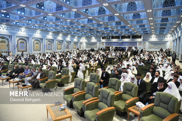 جشن ازدواج ۳۱۳ زوج بسیجی در مشهد
