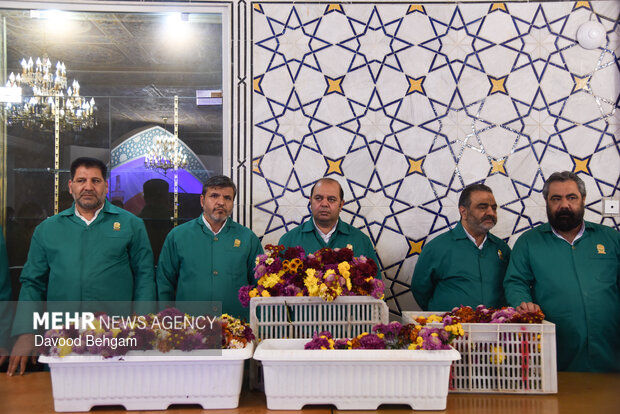 جشن ازدواج ۳۱۳ زوج بسیجی در مشهد